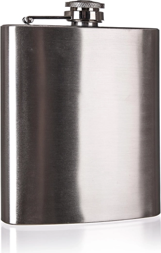 Rozsdamentes AKCENT laposüveg 200 ml