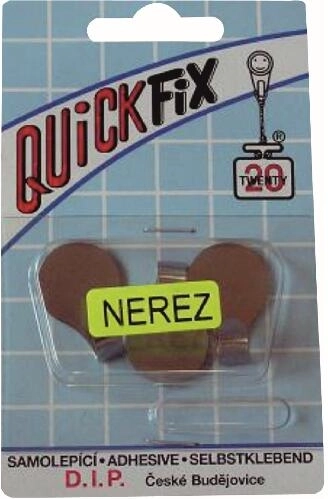 Öntapadós rozsdamentes QF akasztók, ezüst, 3 db