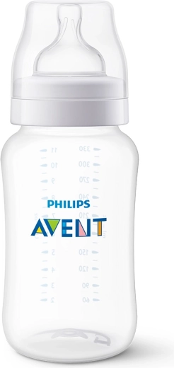 Philips Avent antikólikus cumisüveg 330 ml, 3 hónapos kortól