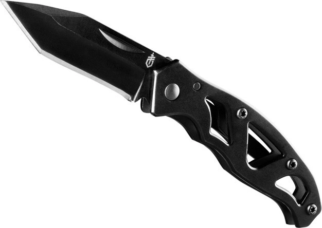 Gerber Paraframe Mini Black zsebkés 5,6 cm – teljesen fekete, teljesen fém