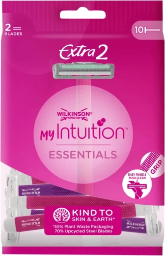 Eldobható női borotva WILKINSON Extra 2 Intuition Essentials, 10 db