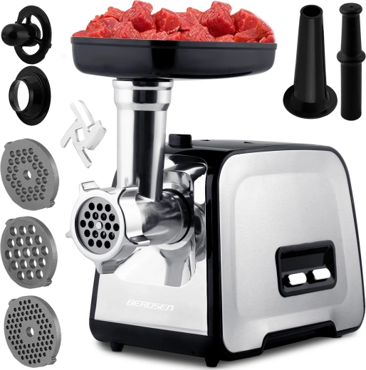 BERDSEN 1200 W elektromos húsdaráló visszaforgatással