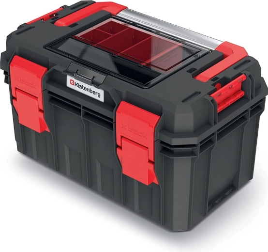 Szerszámos láda beépített rendezővel Kistenberg S Block ALU 450 × 280 × 264 mm, IP55