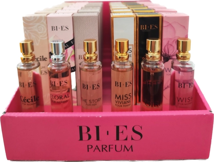 BI-ES parfümkészlet 15 ml 36 db + 6 teszter
