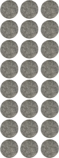 Öntapadó bútorvédő alátétek TORO, vegyes formák, 24 db