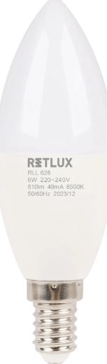 Retlux LED gyertyaizzó E14 6 W 6500 K