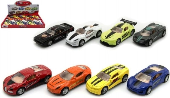 Fém autócska hátrahúzós