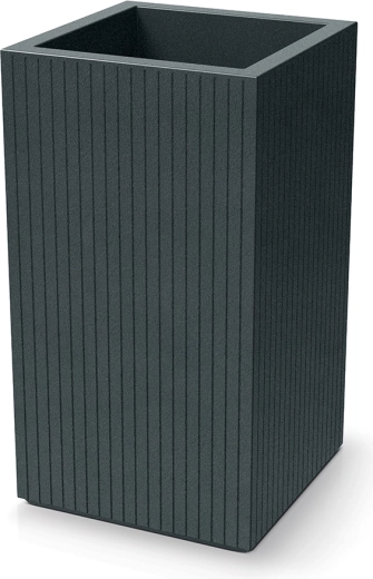 Coro Square High virágláda 40 × 40 × 70 cm – grafitszürke