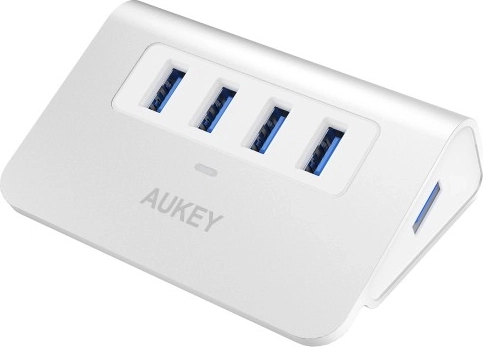 AUKEY alumínium USB hub 4× USB 3.0 (USB-A) 5 Gbps