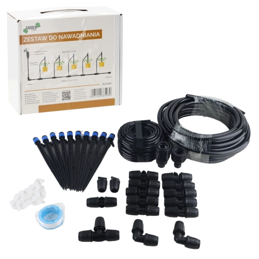 Csepegtető öntözőkészlet 10 állítható csepegtetővel