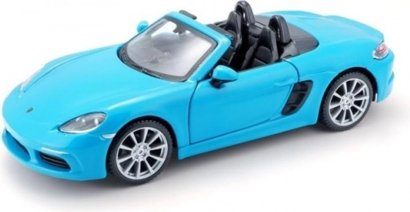 Porsche 718 Boxster 1:24 kék modell BBurago