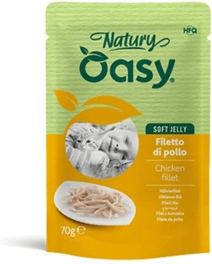 Oasy Natury Soft Jelly csirkefilé zselében 70 g