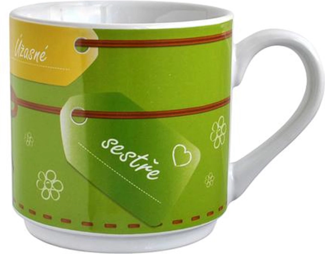 Ajándék kerámia bögre nővérnek 560 ml