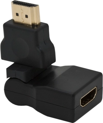 Forgatható HDMI-adapter aranyozott érintkezőkkel