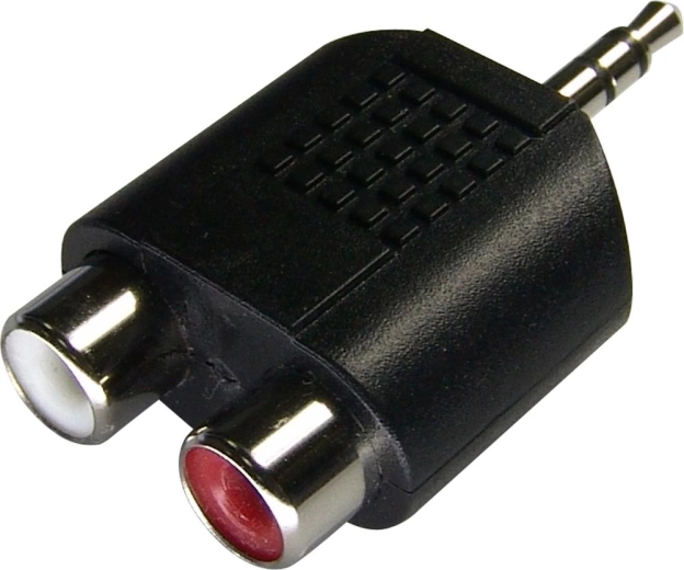 Sencor 3,5 mm-es sztereó jack csatlakozó 2× RCA-aljzatra átalakító