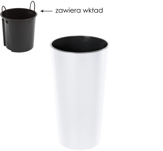 Lilia virágtartó 19 cm betéttel Lamela