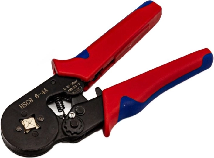 Krimpelőfogó kábelhüvelyekhez 0,25–10 mm² (HSC8 6-4A)