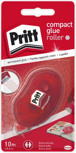 Pritt ragasztóroller Compact, permanens 8,4 mm x 10 m