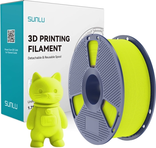 Sunlu PLA Matte filament világoszöld