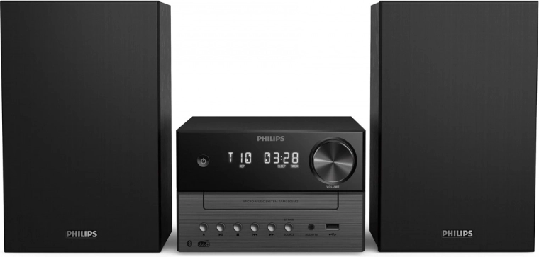 philips tam3505m2 mikrorendszer kompakt sztereó dab+, cd, bluetooth 5.4 és usb