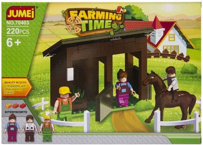Jumei farmás építőkészlet Farming Time 220 darab - 1 db