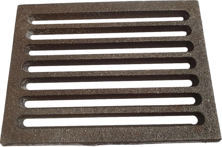 Lapos öntöttvas rostély 220 × 160 mm