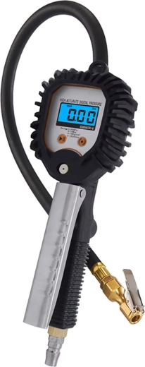 Digitális gumiabroncs-felfújó pisztoly LCD manométerrel bw-001 - 1 db