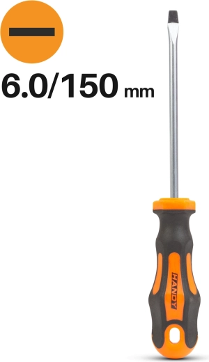 Lapos csavarhúzó 6,0 × 150 mm