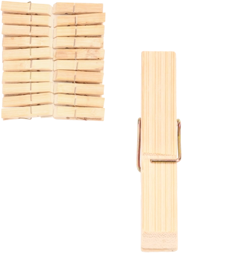 Fa ruhacsipeszek, 20 darabos készlet