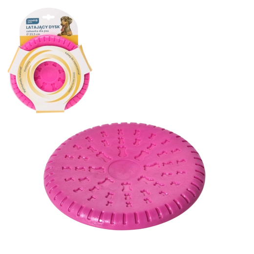 Repülő kutyafrizbi 23,5 cm – narancssárga, úszó és tartós