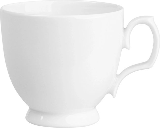MariaPaula Klasyka klasszikus fehér porcelán cappuccinós csésze 350 ml