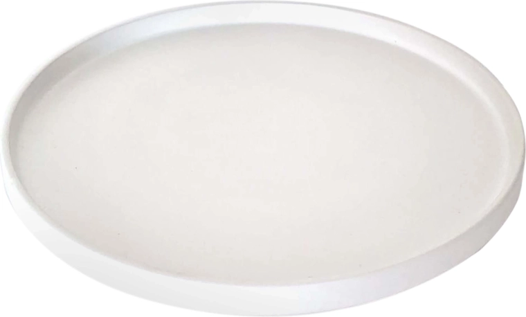 Kitchisimo matt fehér desszerttányér, 20 cm