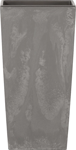 Urbi Square virágtartó betonhatású, marengo, 2 l