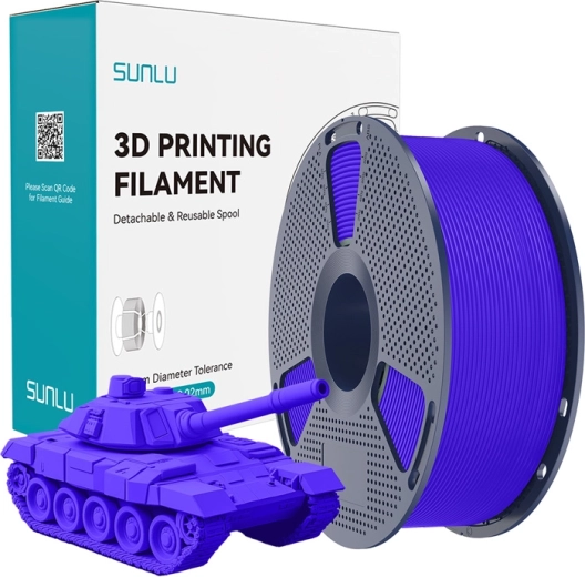 Sunlu PLA+ nagysebességű kék filament 1,75 mm