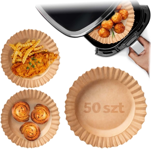 Berdsen forrólevegős sütő papírbetétek 20 cm – 50 db