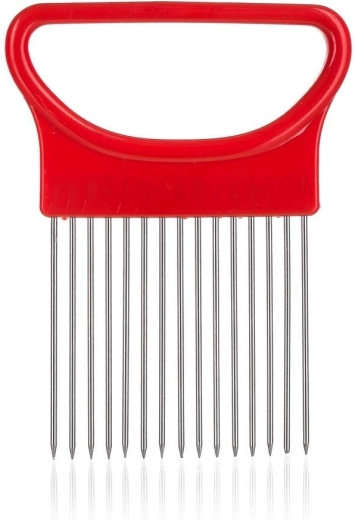 BANQUET Culinaria hagymaszeletelő tartó – piros