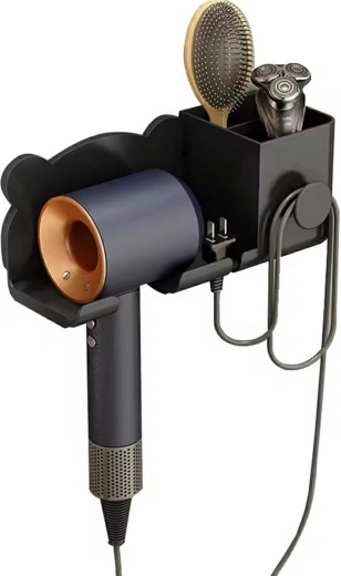 DA233 FALI HAJSZÁRÍTÓTARTÓ FEKETE