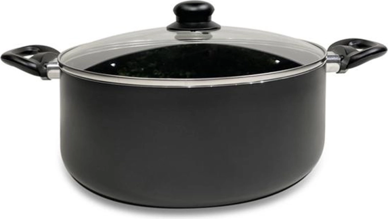 Kastroly üvegfedővel NERO Kitchisimo 28 cm, 6 l
