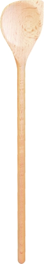 Ovális fakanál sarokkal, 30 cm, bükkfából