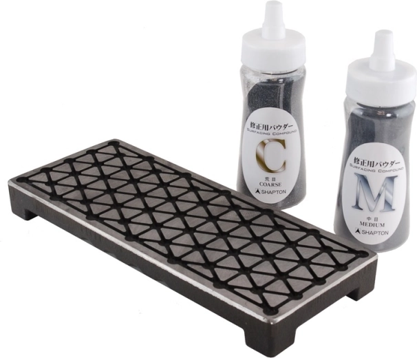 Öntöttvas lapolórendszer SHAPTON 0510 köszörűkövek síkolásához