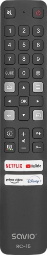 Univerzális csere távirányító TCL Smart TV-khez RC-15