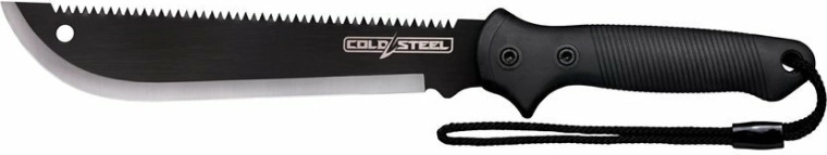 Cold Steel Axis machete 28 cm fűrésszel és nejlon tokkal