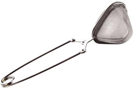 Szív alakú rozsdamentes acél teaszűrő, 5,3 cm