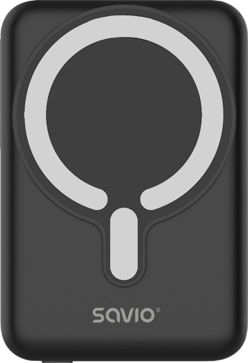Mágneses powerbank BA-12 10 000 mAh fekete - 1 db