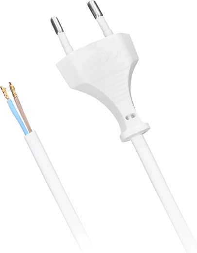 Solight flexó zsinór 2 m, 2×0,75 mm², fehér, lapos