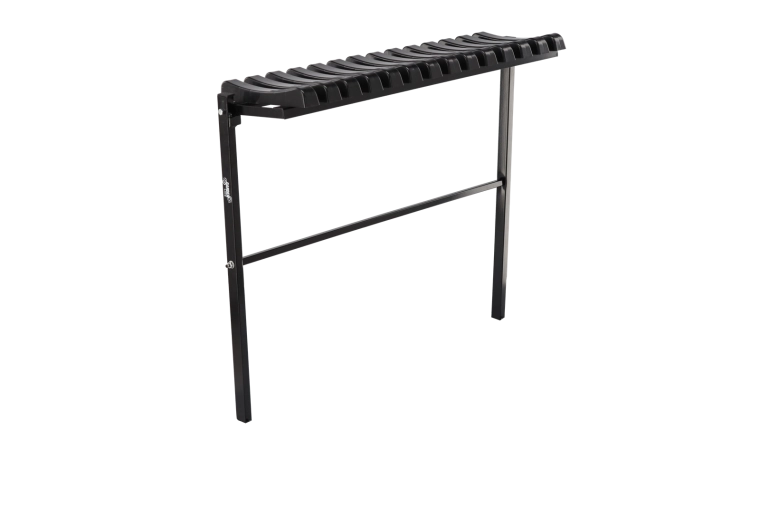 Összecsukható temetői pad 86 cm fekete - 1 db