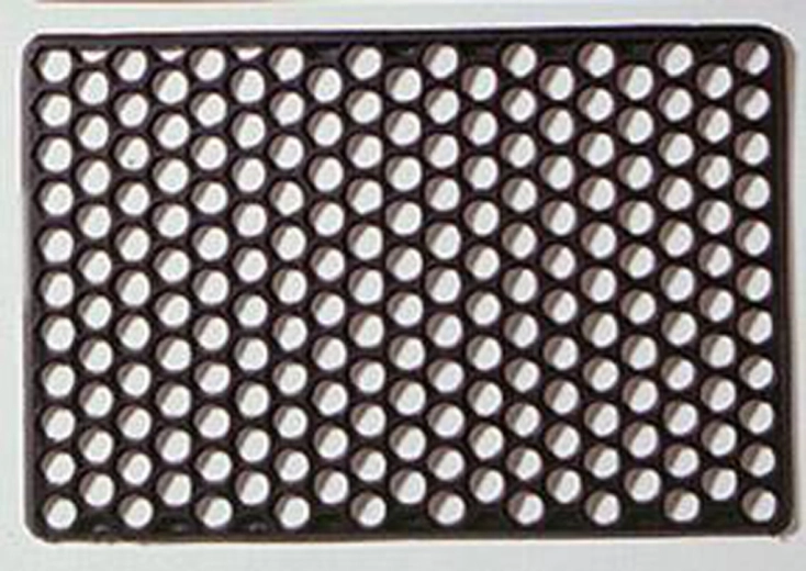 Gumi lábtörlő 40 × 60 cm fekete TORO