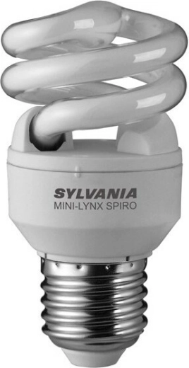 Sylvania Mini-Lynx Spiral 9 W E27 meleg fehér energiatakarékos izzó