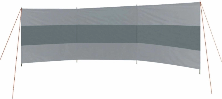 Strand paraván 5 × 1,4 m, 3 részes ablakkal