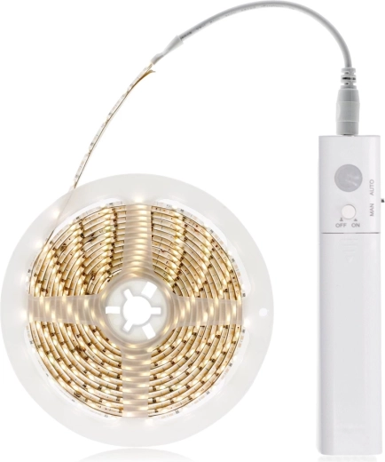 Solight LED fénycsík integrált mozgás- és fényérzékelővel, 1 m, elemes